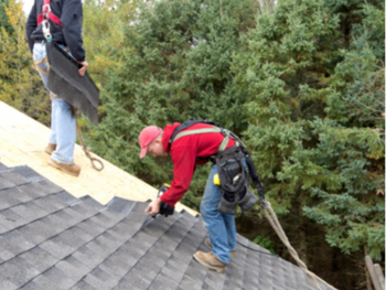 Residential Roofers Replacing Roof 